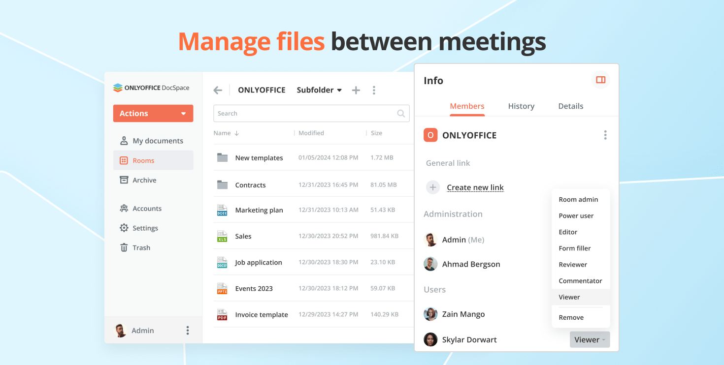 Collaborate on documents within Zoom meetings: ONLYOFFICE DocSpace app for Zoom available